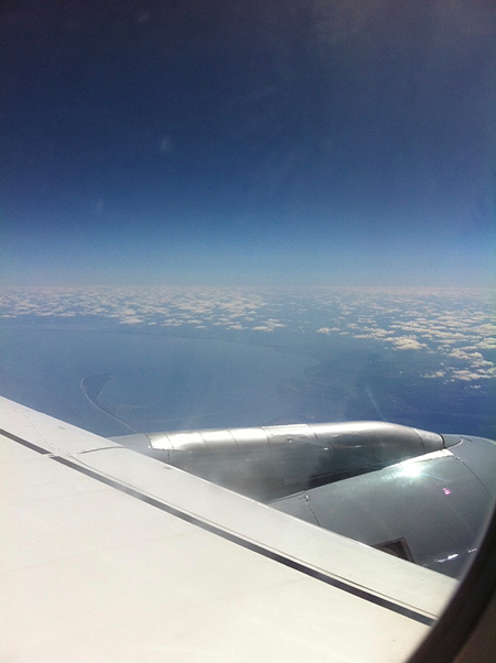Anflug Wien