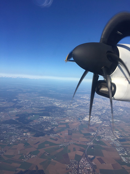 Anflug Hannover